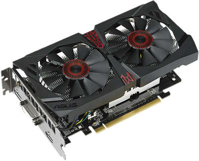 Видеокарта Asus PCI-E STRIX-GTX750TI-OC-2GD5 nVidia GeForce GTX 750Ti 2048Mb 128bit GDDR5