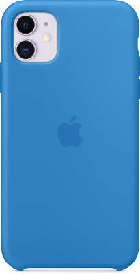 Силиконовый чехол для iPhone 11 Apple Silicone Case, Surf Blue [MXYY2ZM/A]
