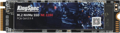 Твердотельный накопитель KingSpec SSD 128GB M.2 2280 PCIe 3.0 x4 NVMe R1800/W600MB/s 3D NAND MTBF 1M 100200/14500 IOPS 60TBW