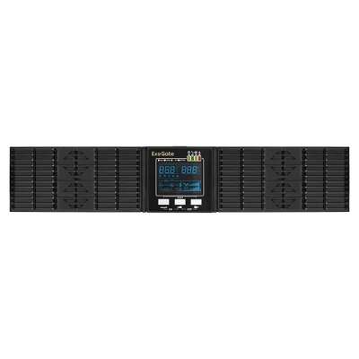 Exegate EX293049RUS ИБП On-line ExeGate PowerExpert ULS-2000.LCD.AVR.1SH.2C13.USB.RS232.SNMP.2U <2000VA/2000W, On-Line, PF=1, LCD, 1*Schuko+2*C13, RS232, USB, SNMP-slot, Rackmount 2U/Tower, металличес