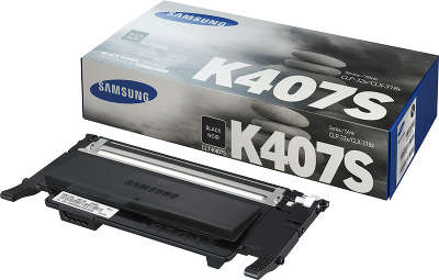 Картридж Samsung CLT-K407S (чёрный; 1500 стр.)