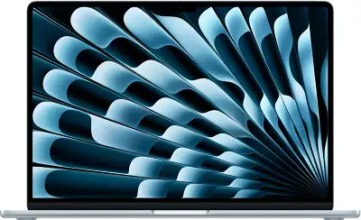 Ноутбук Apple MacBook Air A3241 M4 10 core 16Gb SSD512Gb/10 core GPU 15.3" Liquid Retina (2880x1864) macOS lt.blue WiFi BT Cam (MC7C4HN/A)