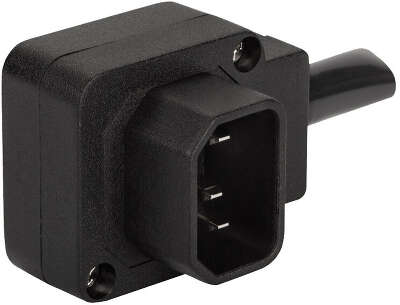 Вилка Lanmaster LAN-IEC-320-C14/90 угловая