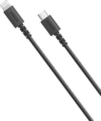 Кабель Anker PowerLine Select+ USB-C to Lightning Cable, 0.9 м, Black [A8617H11/A8617G11]
