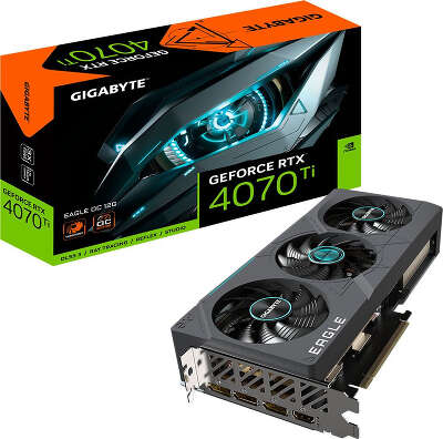 Видеокарта GIGABYTE NVIDIA nVidia GeForce RTX 4070Ti EAGLE OC 12Gb DDR6X PCI-E HDMI, 3DP