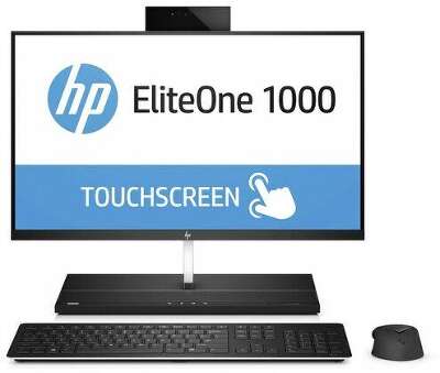 Моноблок HP EliteOne 1000 G1 23.8" FHD i5-7500/8/256 SSD/WF/BT/Cam/Kb+Mouse/W10Pro,черный (2LU10EA)