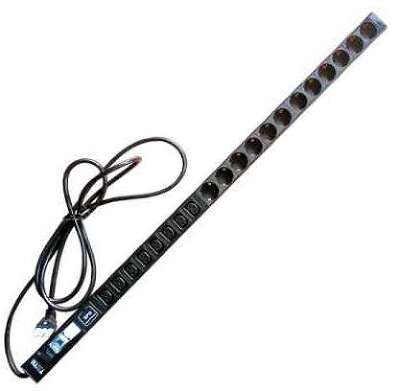 Блок распределения питания Lanmaster TWT-PDVI-4C9-20C3-I9 верт.размещ. 4xC19 20xC13 базовые 32A IEC 309 3м