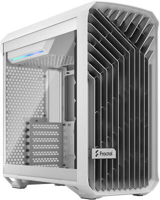 Корпус Fractal Design Torrent Compact White TG Clear Tint, белый, EATX, Без БП (FD-C-TOR1C-03)