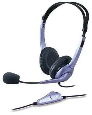 Genius Headset HS-04S, Stereo, 1x mini jack 3.5mm, blue