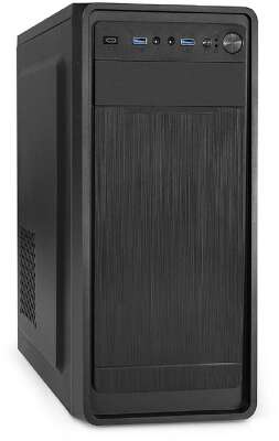 Exegate EX287371RUS Корпус Miditower ExeGate XP-332UC (ATX, без БП, 2*USB3.0+1*TypeC, аудио, черный)