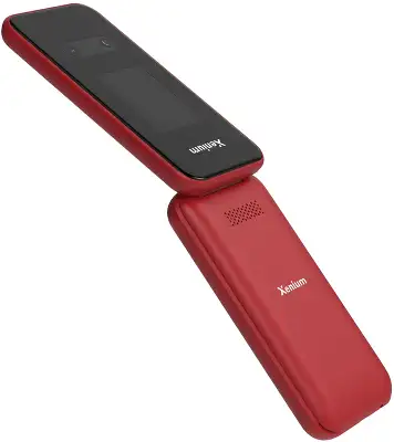 Мобильный телефон Xenium X680 красный раскладной 2Sim 2.8