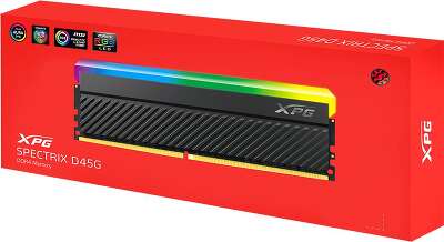 Модуль памяти DDR4 DIMM 8Gb DDR3600 ADATA XPG Spectrix D45G RGB (AX4U36008G18I-CBKD45G)