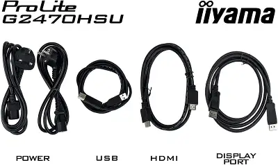 Монитор Iiyama 23.8" G-Master GB2470HSU-B6 черный IPS LED 0.2ms 16:9 HDMI M/M матовая HAS Piv 300cd 178гр/178гр 1920x1080 180Hz DP FHD USB 4.5кг