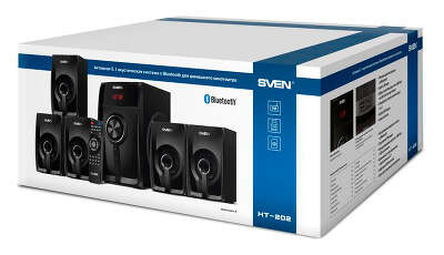 Колонки Sven HT-202 5.1 черный 100Вт