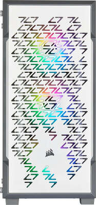Корпус Corsair iCUE 220T RGB, белый, ATX, Без БП (CC-9011174-WW)