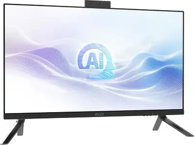 Моноблок MSI Modern AM273Q AI 1UM-047XRU 27" WQHD Core Ultra 5 125U (1.3) 16Gb SSD512Gb Graphics CR без ОС GbitEth WiFi BT 120W клавиатура мышь Cam черный 2560x1440