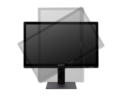 Монитор 23.8'' IRBIS SMARTVIEW 24 LED Monitor Touch 1920x1080 16:9 IPS 250 cd/m2 1000:1 3ms 178°/178° VGA HDMI DP USB Audio output 100Hz Tilt Height Swivel Pivot Speakers, внутр. Бп, Black 3y (China)