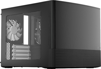 Корпус ПК без блока питания/ Case Fractal Design Node 804, Mini-Tower, 3x120mm, 2xUSB-A 3.2 mATX, mITX Black