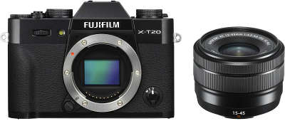 Цифровая фотокамера Fujifilm X-T20 Black kit (XC 15-45 f/3.5-5.6 R OIS)