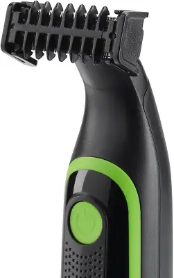 Триммер Polaris PHC 0303RB черный/зеленый 240Вт (насадок в компл:3шт)