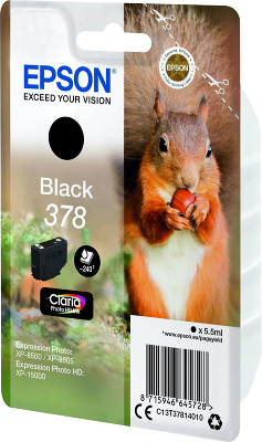 Картридж Epson Singlepack Black 378 C13T37814020 Claria Photo HD Ink