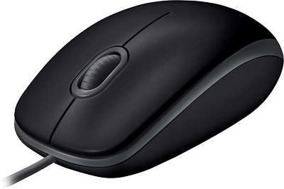 Мышь Logitech Mouse B110 SILENT Black USB (910-005508)