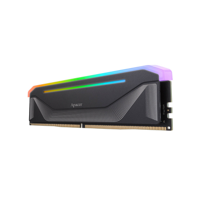 Оперативная память Apacer DDR5 16GB 6200MHz DIMM NOX RGB Black Gaming Memory CL40 1.35V (Retail) 2048*8 Heat Sink (Retail) 3 years (AH5U16G62C532NBAA-1)