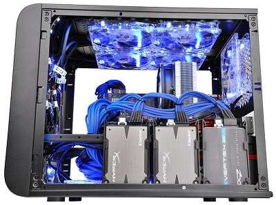 Корпус Thermaltake V21, черный, mATX, Без БП (CA-1D5-00S1WN-00)