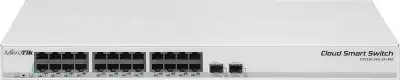 Коммутатор MikroTik CSS326-24G-2S+RM (L2) 24x1Гбит/с 2SFP+ управляемый