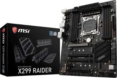 Материнская плата ATX LGA2066 MSI X299 RAIDER