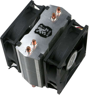 Кулер для процессора Titan TTC-NC65TX(RB) Soc-1150/1155/1156/AM3+/FM1/FM2 3pin 17-26dB Al+Cu 110W 410g клипсы