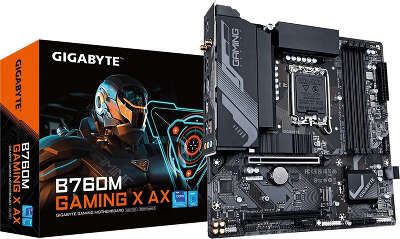 Материнская плата mATX LGA1700 GIGABYTE B760M GAMING X AX