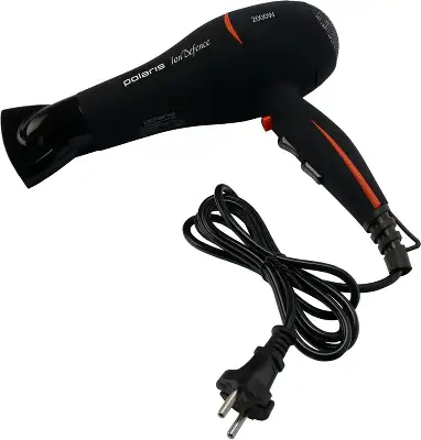 Фен Polaris PHD2038Ti 2000Вт черный/красный (PHD 2038TI)