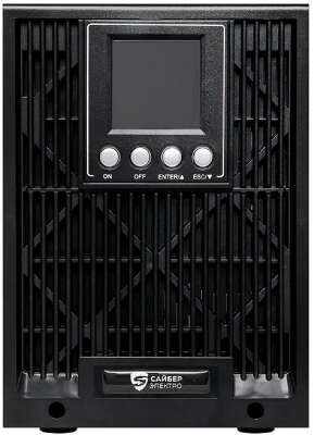 ИБП Сайбер Электро ЭКСПЕРТ-II-1000 {Онлайн, напольный, 1000ВА/900Вт USB/RS-232/SNMPslot (2 EURO + 1 IEC С13) (12В /7Ач. х 2)}