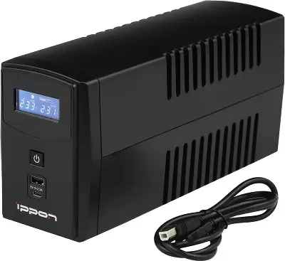 Источник бесперебойного питания Ippon Back Power Pro II 500 300Вт 500ВА черный