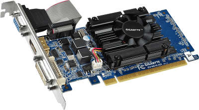Видеокарта Gigabyte PCI-E GV-N610-2GI nVidia GeForce GT 610 2048Mb DDR3 low profile