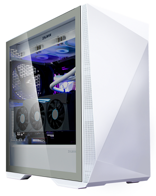 корпус ZALMAN Z9 ICEBERG, EATX, WHITE, WINDOW, 4x3.5