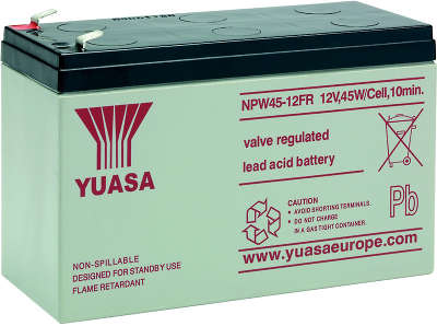 Батарея аккумуляторная для ИБП Yuasa NPW45-12 12V 9A/h