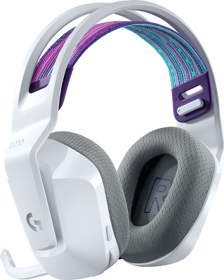 Гарнитура/ Logitech Headset G733 LIGHTSPEED Wireless RGB Gaming WHITE Retail