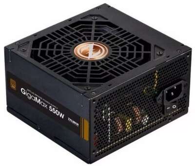 Блок питания 550W Zalman GigaMax (ATX, 20+4 pin, 120mm fan, 80+ Bronze, APFC) (ZM550-GVII)