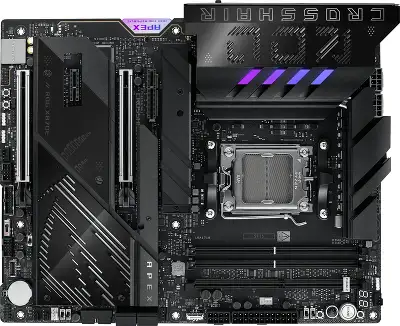 Материнская плата ASUS ROG CROSSHAIR X870E APEX, AM5, X870E, 4*DDR5, 4*SATA, 5*M.2, 8*USB 3.2, 2*Type-C, 2*USB4, 6*PCIx16, 1xPCIe 4, 1xPCIe, ATX; 90MB1KR0-M0EAY0