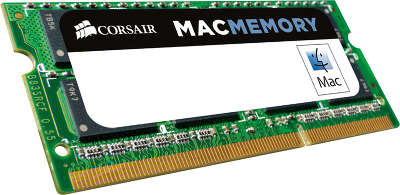Модуль памяти SO-DIMM DDR-III 4096 Mb DDR1333 Corsair Apple Qualified [CMSA4GX3M1A1333C9]
