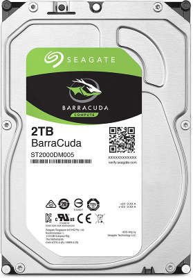 Жесткий диск SATA3 2Tb [ST2000DM005] Seagate Seagate BarraCuda, 7200rpm, 256Mb