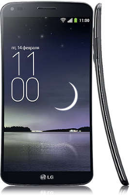 Смартфон LG G Flex D958, Titanium Silver