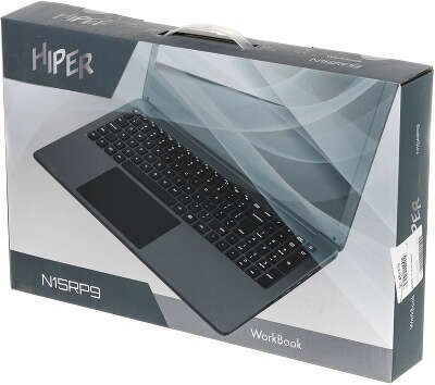 Ноутбук Hiper WorkBook N15RP 15.6" FHD IPS R 5 3500U 2.1 ГГц/16 Гб/512 SSD/Linux