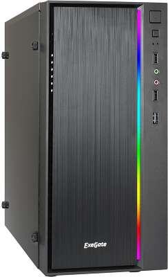 Корпус ExeGate mEVO-9301, черный, mATX, 600W (EX283752RUS)