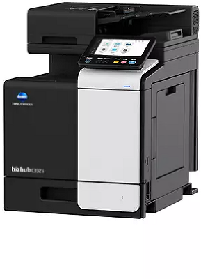 МФУ Konica Minolta bizhub C3321i (МФУ, Color, 33 стр./мин, Duplex, 1200x1200, RAM 4GB, 16GB SD, 1,6 GHz, panel 7" sensor, USB/GBE/WiFi(opt.), DADF 80, tray 500+100, full toners, запуск инженером платно