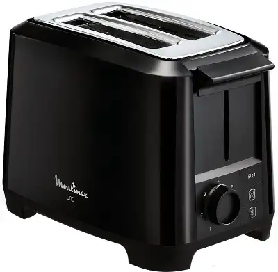 Тостер Moulinex Uno LT140811 800Вт черный