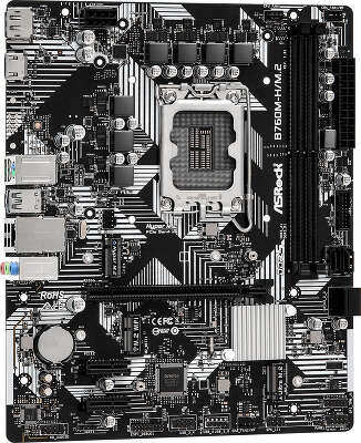 Материнская плата mATX LGA1700 ASRock B760M-H/M.2
