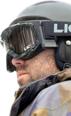 Видеомаска для зимних видов спорта Liquid Image LIC337B Snow Board Goggle Summit Series черная